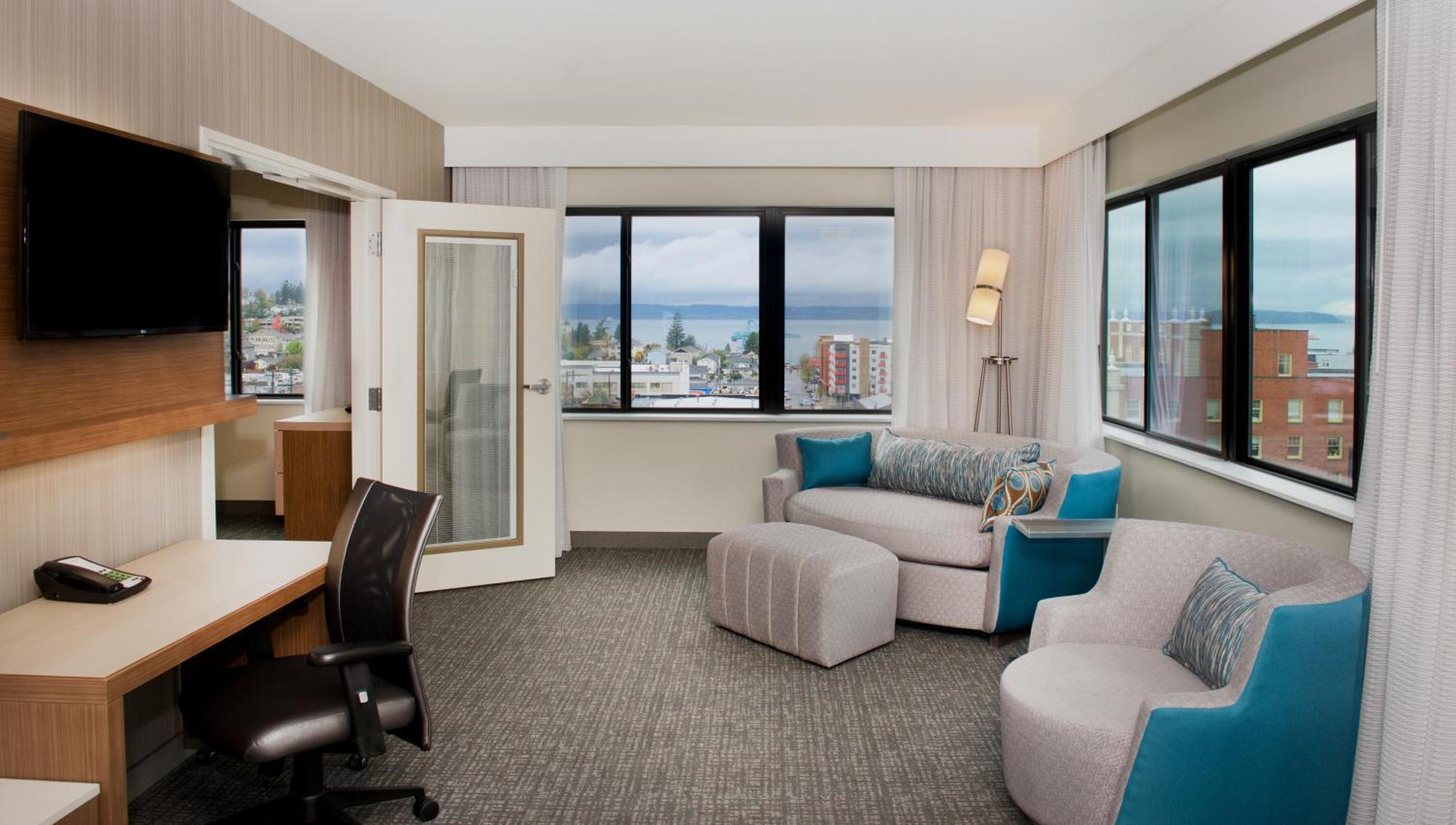 Courtyard By Marriott Seattle Everett Downtown Ngoại thất bức ảnh