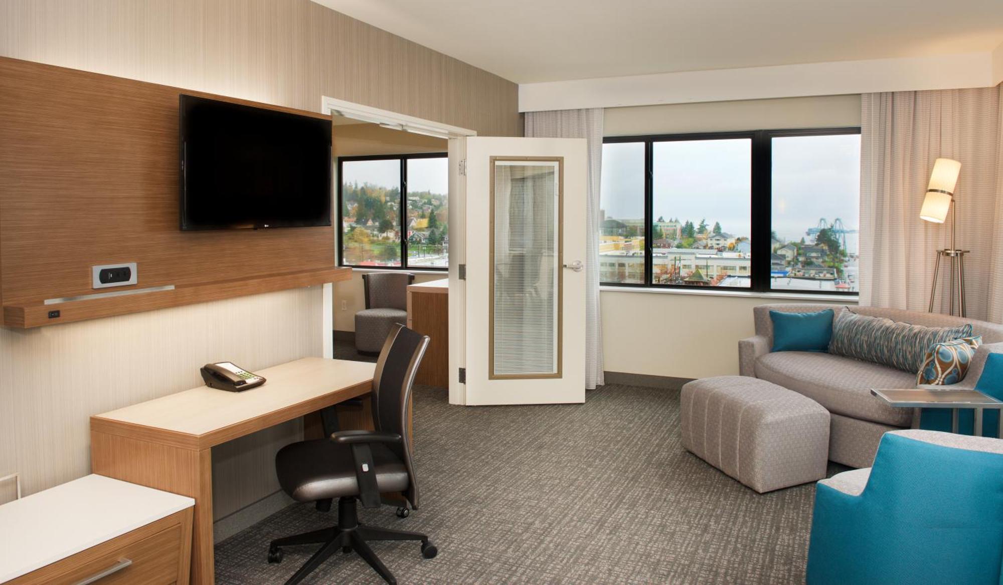 Courtyard By Marriott Seattle Everett Downtown Ngoại thất bức ảnh